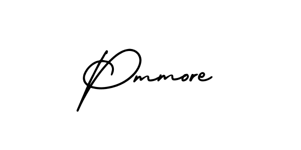 How to make Pmmore signature? AmerikaSignatureDemo-Regular is a professional autograph style. Create handwritten signature for Pmmore name. Pmmore signature style 3 images and pictures png