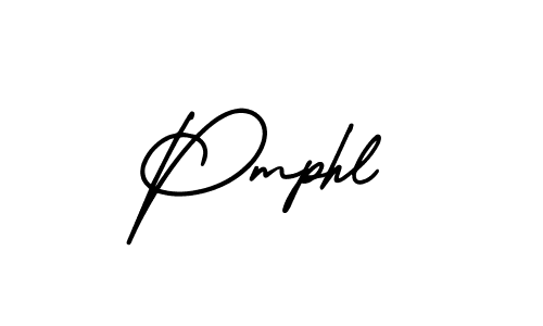 How to make Pmphl signature? AmerikaSignatureDemo-Regular is a professional autograph style. Create handwritten signature for Pmphl name. Pmphl signature style 3 images and pictures png
