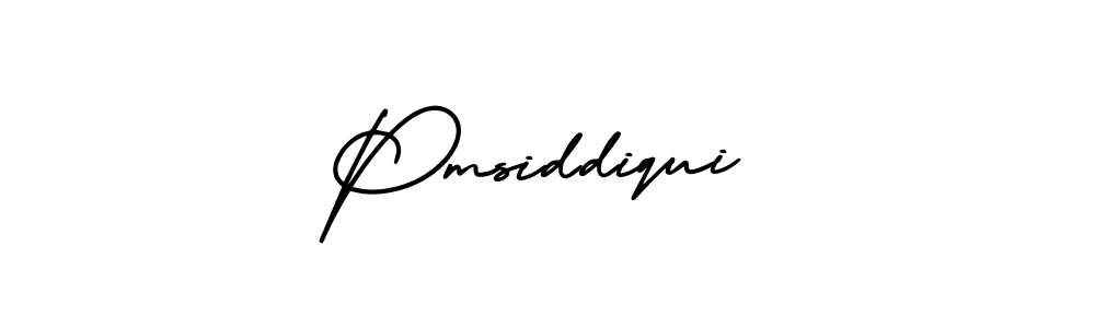 How to make Pmsiddiqui signature? AmerikaSignatureDemo-Regular is a professional autograph style. Create handwritten signature for Pmsiddiqui name. Pmsiddiqui signature style 3 images and pictures png