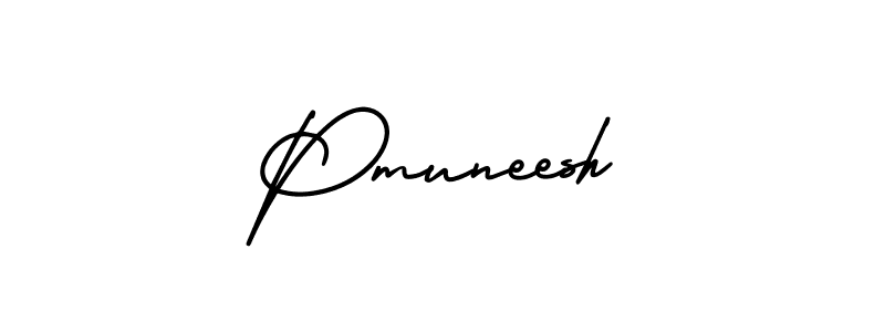 Also You can easily find your signature by using the search form. We will create Pmuneesh name handwritten signature images for you free of cost using AmerikaSignatureDemo-Regular sign style. Pmuneesh signature style 3 images and pictures png