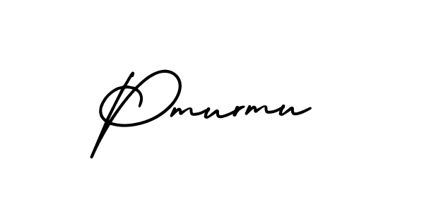 Create a beautiful signature design for name Pmurmu. With this signature (AmerikaSignatureDemo-Regular) fonts, you can make a handwritten signature for free. Pmurmu signature style 3 images and pictures png