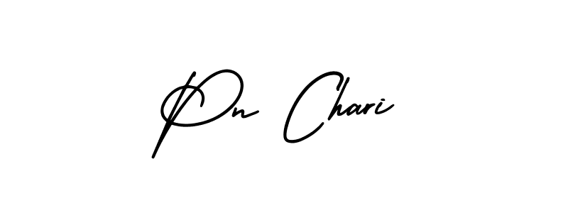 Create a beautiful signature design for name Pn Chari. With this signature (AmerikaSignatureDemo-Regular) fonts, you can make a handwritten signature for free. Pn Chari signature style 3 images and pictures png