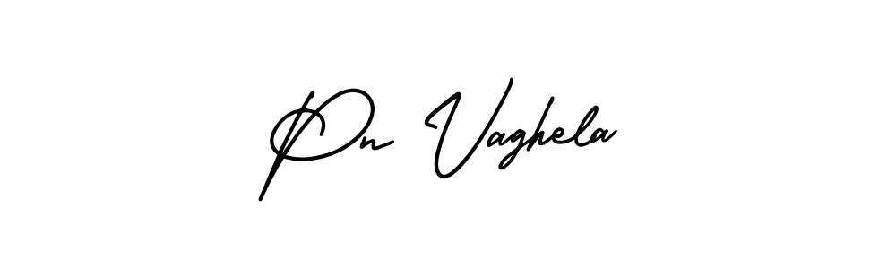 Make a beautiful signature design for name Pn Vaghela. With this signature (AmerikaSignatureDemo-Regular) style, you can create a handwritten signature for free. Pn Vaghela signature style 3 images and pictures png