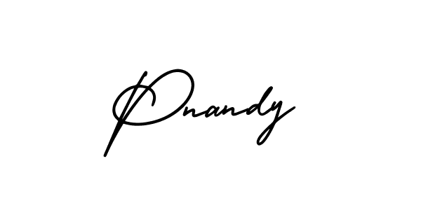 You should practise on your own different ways (AmerikaSignatureDemo-Regular) to write your name (Pnandy) in signature. don't let someone else do it for you. Pnandy signature style 3 images and pictures png