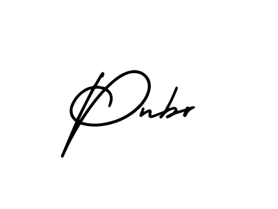 Create a beautiful signature design for name Pnbr. With this signature (AmerikaSignatureDemo-Regular) fonts, you can make a handwritten signature for free. Pnbr signature style 3 images and pictures png