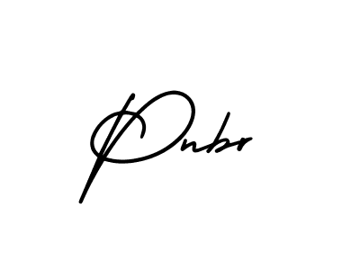 Pnbr stylish signature style. Best Handwritten Sign (AmerikaSignatureDemo-Regular) for my name. Handwritten Signature Collection Ideas for my name Pnbr. Pnbr signature style 3 images and pictures png