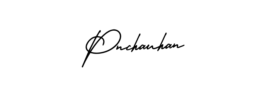 Create a beautiful signature design for name Pnchauhan. With this signature (AmerikaSignatureDemo-Regular) fonts, you can make a handwritten signature for free. Pnchauhan signature style 3 images and pictures png