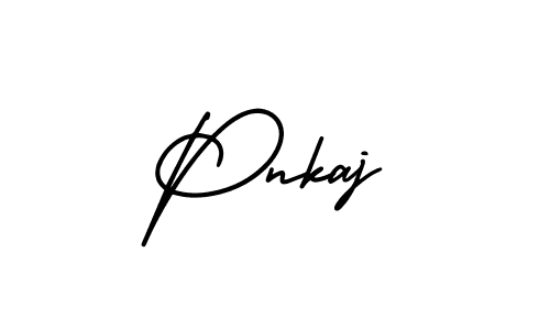 Design your own signature with our free online signature maker. With this signature software, you can create a handwritten (AmerikaSignatureDemo-Regular) signature for name Pnkaj. Pnkaj signature style 3 images and pictures png