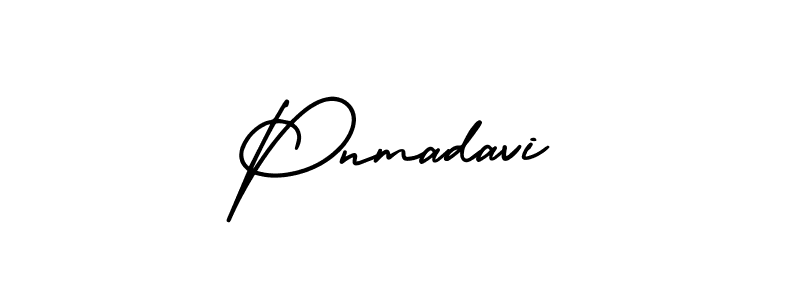 Create a beautiful signature design for name Pnmadavi. With this signature (AmerikaSignatureDemo-Regular) fonts, you can make a handwritten signature for free. Pnmadavi signature style 3 images and pictures png