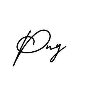 How to make Pny signature? AmerikaSignatureDemo-Regular is a professional autograph style. Create handwritten signature for Pny name. Pny signature style 3 images and pictures png