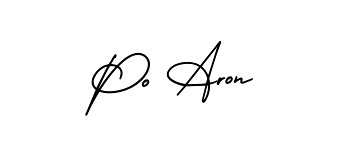 Once you've used our free online signature maker to create your best signature AmerikaSignatureDemo-Regular style, it's time to enjoy all of the benefits that Po Aron name signing documents. Po Aron signature style 3 images and pictures png
