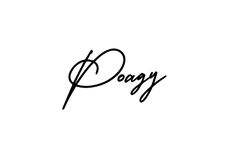 This is the best signature style for the Poagy name. Also you like these signature font (AmerikaSignatureDemo-Regular). Mix name signature. Poagy signature style 3 images and pictures png