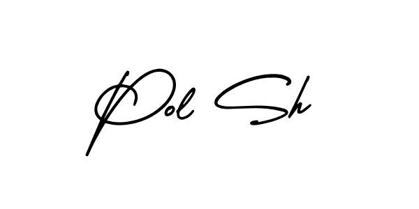 You can use this online signature creator to create a handwritten signature for the name Pol Sh. This is the best online autograph maker. Pol Sh signature style 3 images and pictures png