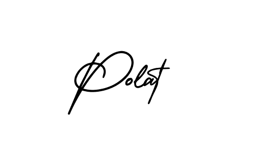 The best way (AmerikaSignatureDemo-Regular) to make a short signature is to pick only two or three words in your name. The name Polat include a total of six letters. For converting this name. Polat signature style 3 images and pictures png