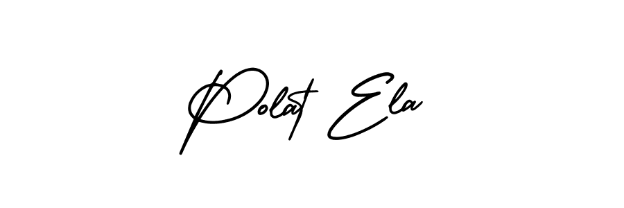 Also You can easily find your signature by using the search form. We will create Polat Ela name handwritten signature images for you free of cost using AmerikaSignatureDemo-Regular sign style. Polat Ela signature style 3 images and pictures png