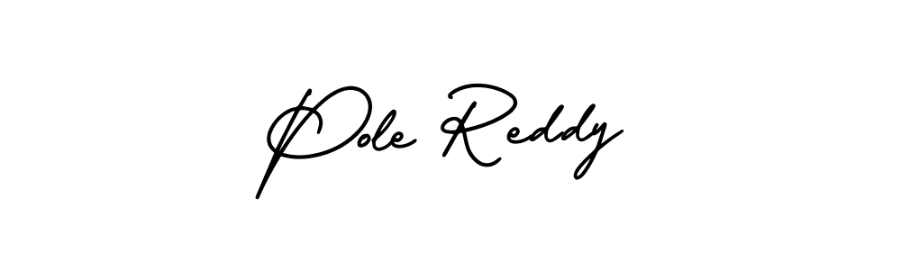 Pole Reddy stylish signature style. Best Handwritten Sign (AmerikaSignatureDemo-Regular) for my name. Handwritten Signature Collection Ideas for my name Pole Reddy. Pole Reddy signature style 3 images and pictures png