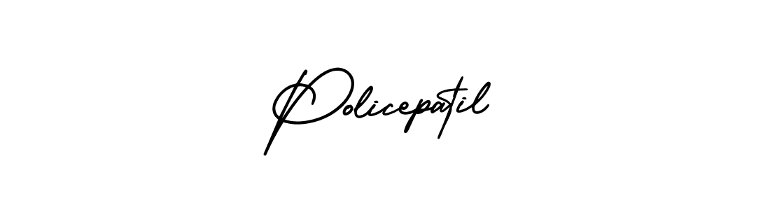 This is the best signature style for the Policepatil name. Also you like these signature font (AmerikaSignatureDemo-Regular). Mix name signature. Policepatil signature style 3 images and pictures png