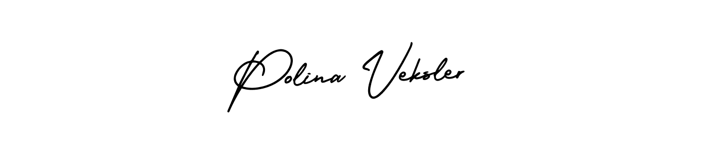 Best and Professional Signature Style for Polina Veksler. AmerikaSignatureDemo-Regular Best Signature Style Collection. Polina Veksler signature style 3 images and pictures png