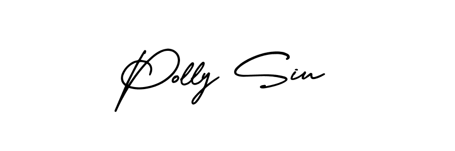 Also You can easily find your signature by using the search form. We will create Polly Siu name handwritten signature images for you free of cost using AmerikaSignatureDemo-Regular sign style. Polly Siu signature style 3 images and pictures png