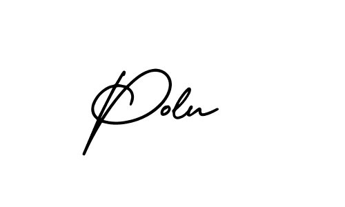 if you are searching for the best signature style for your name Polu . so please give up your signature search. here we have designed multiple signature styles  using AmerikaSignatureDemo-Regular. Polu  signature style 3 images and pictures png