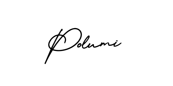 It looks lik you need a new signature style for name Polumi. Design unique handwritten (AmerikaSignatureDemo-Regular) signature with our free signature maker in just a few clicks. Polumi signature style 3 images and pictures png