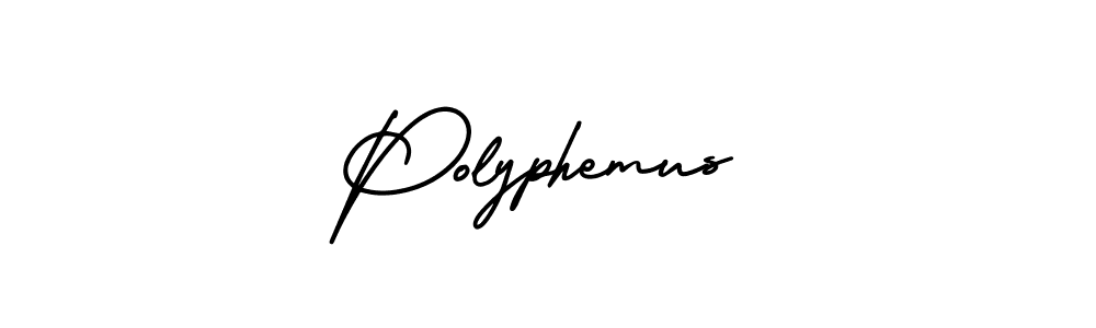 How to make Polyphemus signature? AmerikaSignatureDemo-Regular is a professional autograph style. Create handwritten signature for Polyphemus name. Polyphemus signature style 3 images and pictures png