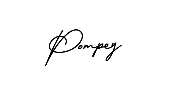 Design your own signature with our free online signature maker. With this signature software, you can create a handwritten (AmerikaSignatureDemo-Regular) signature for name Pompey. Pompey signature style 3 images and pictures png