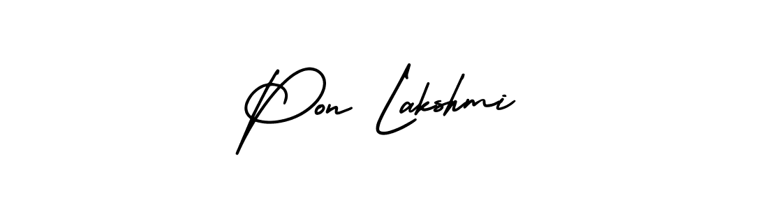 Once you've used our free online signature maker to create your best signature AmerikaSignatureDemo-Regular style, it's time to enjoy all of the benefits that Pon Lakshmi name signing documents. Pon Lakshmi signature style 3 images and pictures png