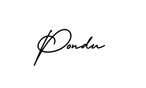 Similarly AmerikaSignatureDemo-Regular is the best handwritten signature design. Signature creator online .You can use it as an online autograph creator for name Pondu. Pondu signature style 3 images and pictures png