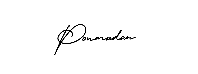 You can use this online signature creator to create a handwritten signature for the name Ponmadan. This is the best online autograph maker. Ponmadan signature style 3 images and pictures png