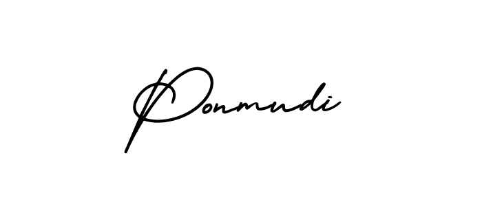 This is the best signature style for the Ponmudi name. Also you like these signature font (AmerikaSignatureDemo-Regular). Mix name signature. Ponmudi signature style 3 images and pictures png