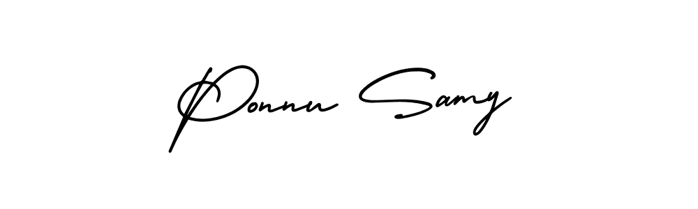 This is the best signature style for the Ponnu Samy name. Also you like these signature font (AmerikaSignatureDemo-Regular). Mix name signature. Ponnu Samy signature style 3 images and pictures png