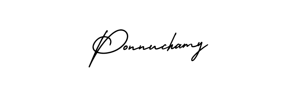 This is the best signature style for the Ponnuchamy name. Also you like these signature font (AmerikaSignatureDemo-Regular). Mix name signature. Ponnuchamy signature style 3 images and pictures png