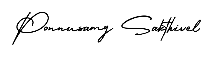 Make your name Ponnusamy Sakthivel memorable on every contract using AmerikaSignatureDemo-Regular autograph style. Instant transparent background export available. Ponnusamy Sakthivel signature style 3 images and pictures png