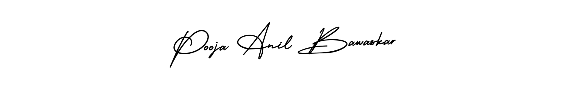 Also we have Pooja Anil Bawaskar name is the best signature style. Create professional handwritten signature collection using AmerikaSignatureDemo-Regular autograph style. Pooja Anil Bawaskar signature style 3 images and pictures png