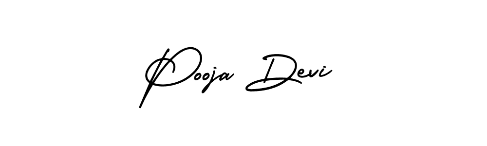 Pooja Devi stylish signature style. Best Handwritten Sign (AmerikaSignatureDemo-Regular) for my name. Handwritten Signature Collection Ideas for my name Pooja Devi. Pooja Devi signature style 3 images and pictures png