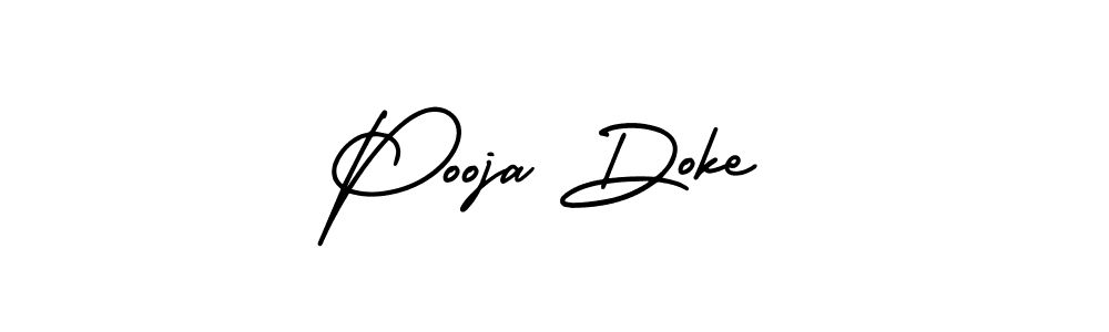 Design your own signature with our free online signature maker. With this signature software, you can create a handwritten (AmerikaSignatureDemo-Regular) signature for name Pooja Doke. Pooja Doke signature style 3 images and pictures png