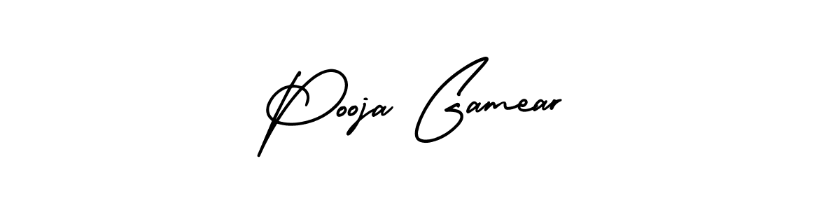 This is the best signature style for the Pooja Gamear name. Also you like these signature font (AmerikaSignatureDemo-Regular). Mix name signature. Pooja Gamear signature style 3 images and pictures png