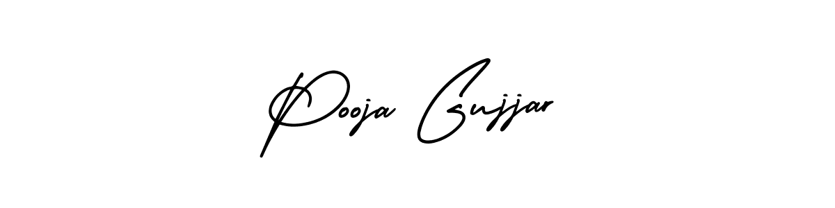 Also we have Pooja Gujjar name is the best signature style. Create professional handwritten signature collection using AmerikaSignatureDemo-Regular autograph style. Pooja Gujjar signature style 3 images and pictures png