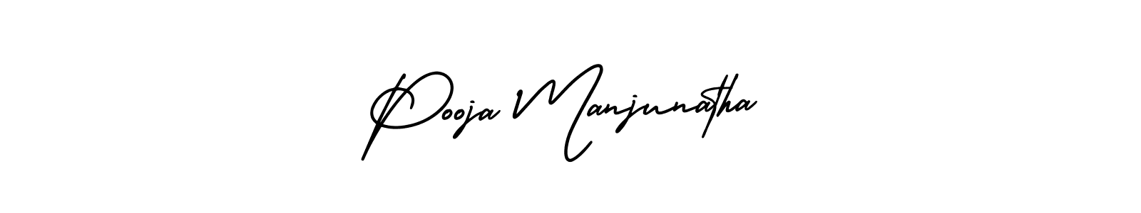 It looks lik you need a new signature style for name Pooja Manjunatha. Design unique handwritten (AmerikaSignatureDemo-Regular) signature with our free signature maker in just a few clicks. Pooja Manjunatha signature style 3 images and pictures png