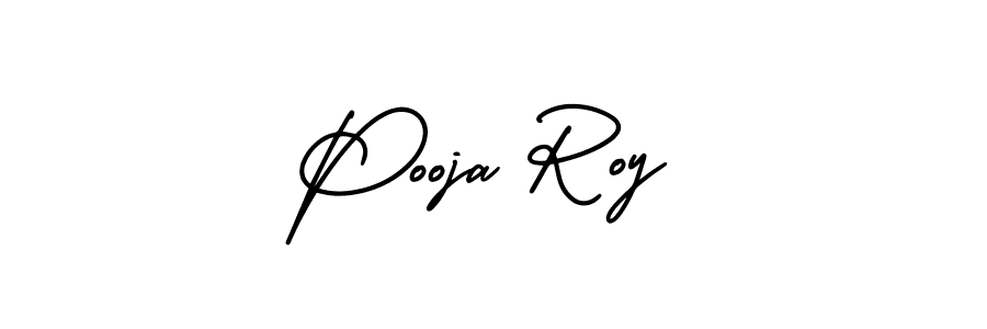 AmerikaSignatureDemo-Regular is a professional signature style that is perfect for those who want to add a touch of class to their signature. It is also a great choice for those who want to make their signature more unique. Get Pooja Roy name to fancy signature for free. Pooja Roy signature style 3 images and pictures png