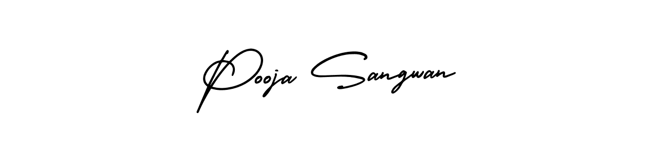 Also You can easily find your signature by using the search form. We will create Pooja Sangwan name handwritten signature images for you free of cost using AmerikaSignatureDemo-Regular sign style. Pooja Sangwan signature style 3 images and pictures png