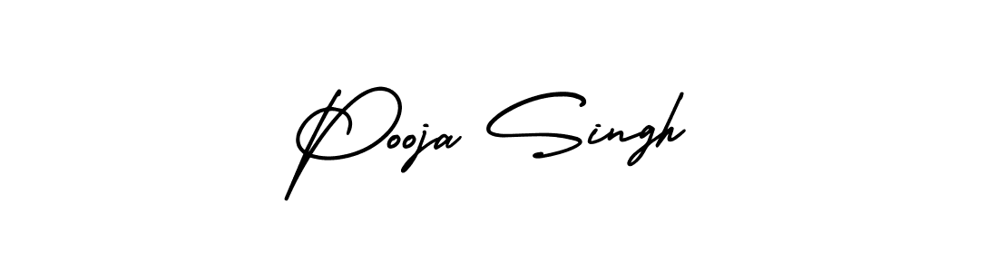 Design your own signature with our free online signature maker. With this signature software, you can create a handwritten (AmerikaSignatureDemo-Regular) signature for name Pooja Singh. Pooja Singh signature style 3 images and pictures png