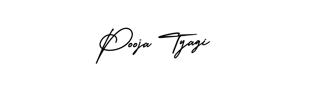 if you are searching for the best signature style for your name Pooja Tyagi. so please give up your signature search. here we have designed multiple signature styles  using AmerikaSignatureDemo-Regular. Pooja Tyagi signature style 3 images and pictures png