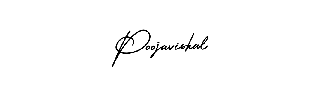 Design your own signature with our free online signature maker. With this signature software, you can create a handwritten (AmerikaSignatureDemo-Regular) signature for name Poojavishal. Poojavishal signature style 3 images and pictures png