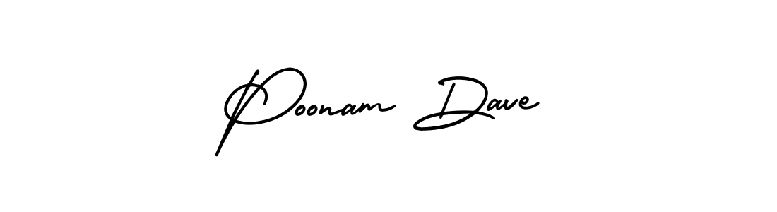 Design your own signature with our free online signature maker. With this signature software, you can create a handwritten (AmerikaSignatureDemo-Regular) signature for name Poonam Dave. Poonam Dave signature style 3 images and pictures png