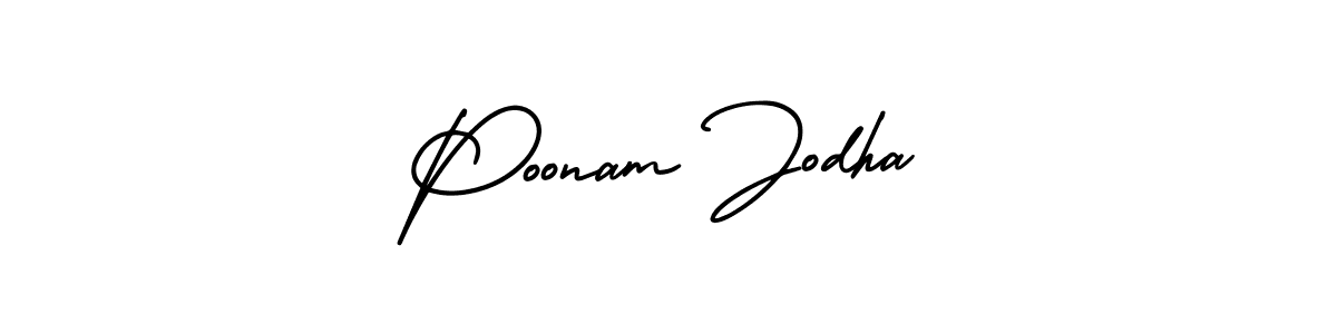 Design your own signature with our free online signature maker. With this signature software, you can create a handwritten (AmerikaSignatureDemo-Regular) signature for name Poonam Jodha. Poonam Jodha signature style 3 images and pictures png