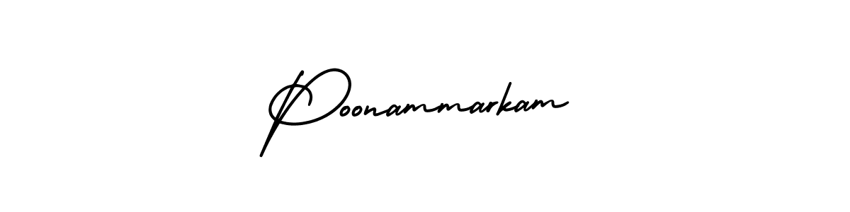 It looks lik you need a new signature style for name Poonammarkam. Design unique handwritten (AmerikaSignatureDemo-Regular) signature with our free signature maker in just a few clicks. Poonammarkam signature style 3 images and pictures png