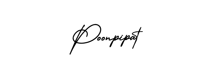 It looks lik you need a new signature style for name Poonpipat. Design unique handwritten (AmerikaSignatureDemo-Regular) signature with our free signature maker in just a few clicks. Poonpipat signature style 3 images and pictures png