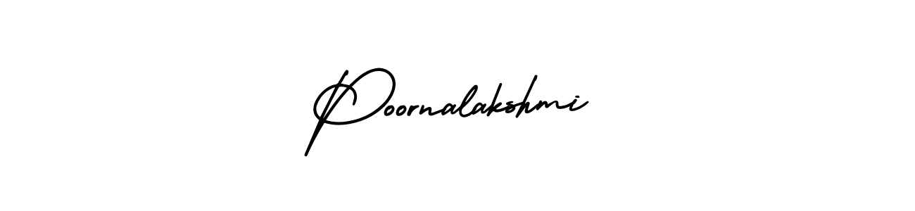 Design your own signature with our free online signature maker. With this signature software, you can create a handwritten (AmerikaSignatureDemo-Regular) signature for name Poornalakshmi. Poornalakshmi signature style 3 images and pictures png